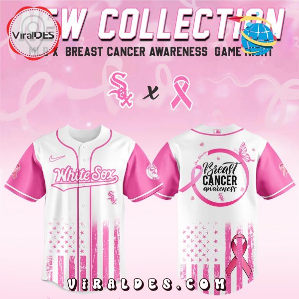 Chicago White Sox x Breast Cancer Awareness Game Night Baseball Jersey