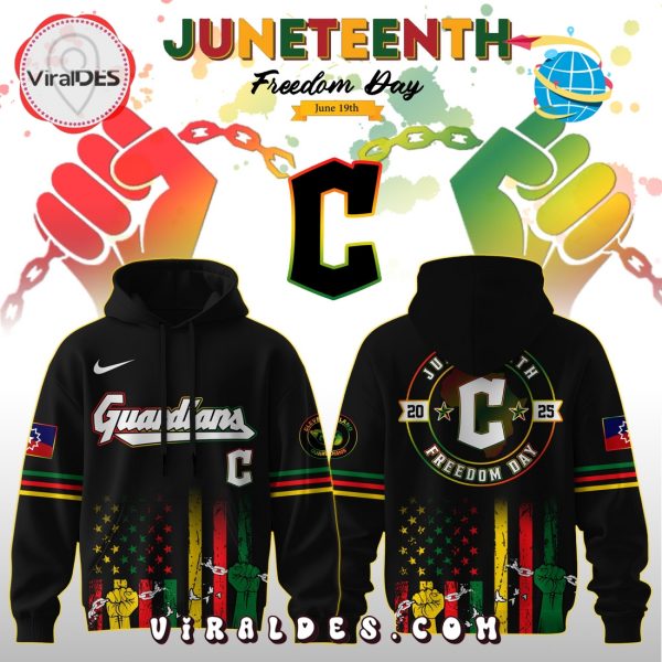 Cleveland Guardians x 2025 Juneteenth Freedom Day Hoodie, Long Pants