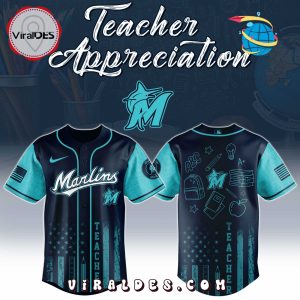 Miami Marlins MLB x Teacher Appreciation Day Baseball Jersey