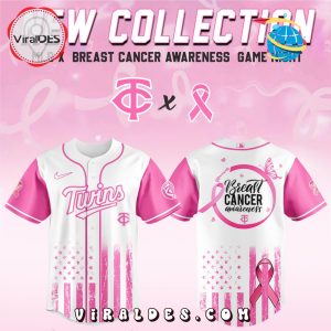 Minnesota Twins x Breast Cancer Awareness Game Night Baseball Jersey