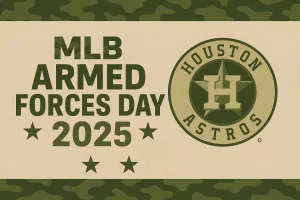 Houston Astros Celebrate Heroes in Style with Limited Edition 2025 Armed Forces Day Jersey Drop