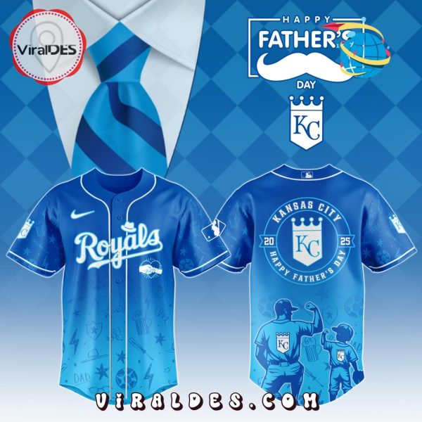 Kansas City Royals 2025 Father’s Day Baseball Jersey
