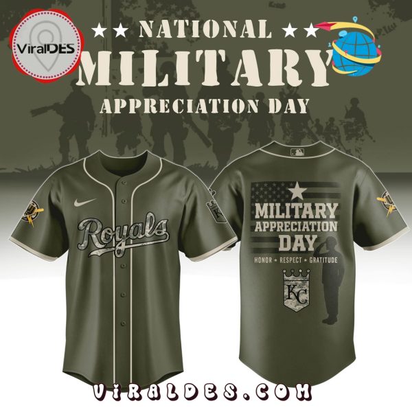 Kansas City Royals MLB Military Appreciation Day Baseball Jersey