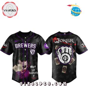 The Joker x Milwaukee Brewers Baseball Jersey