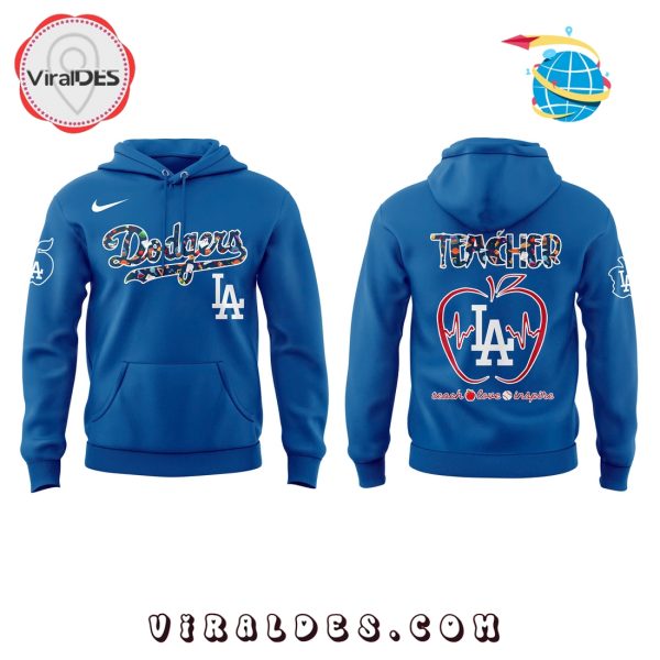 Los Angeles Dodgers 2025 Teacher Night Hoodie, Long Pants