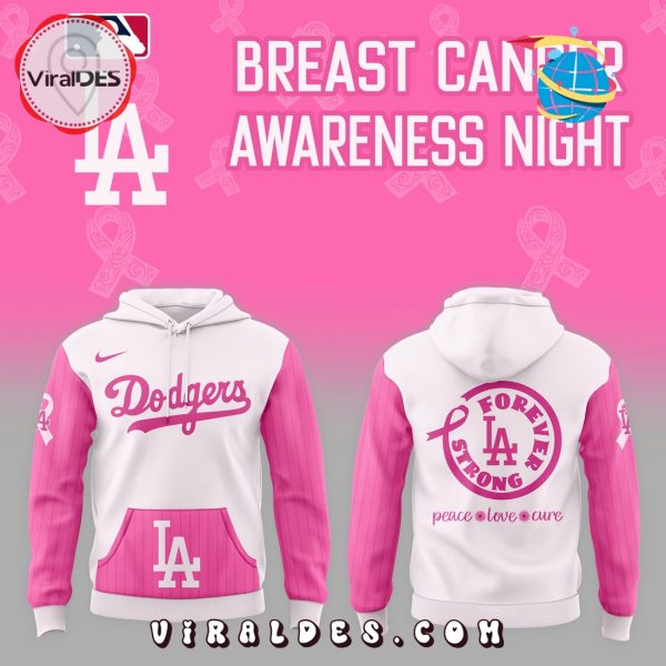 Los Angeles Dodgers Cancer Awareness Night Hoodie, Long Pants