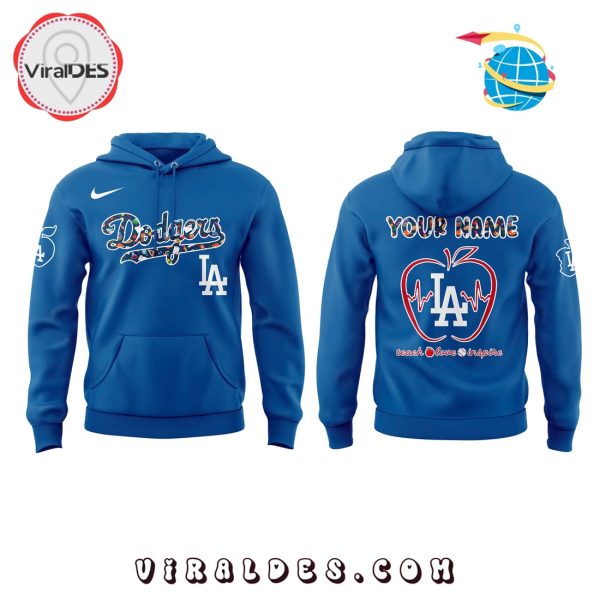 Los Angeles Dodgers Custom Teacher Night Hoodie, Long Pants