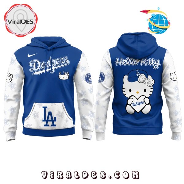 Los Angeles Dodgers MLB Hello Kitty Hoodie, Long Pants - Viral
