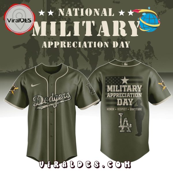 Los Angeles Dodgers MLB Military Appreciation Day Baseball Jersey