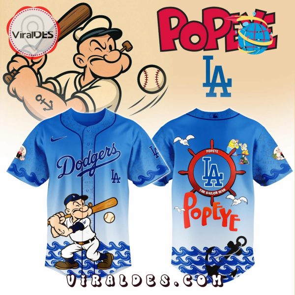 Los Angeles Dodgers MLB x Popeye Baseball Jersey