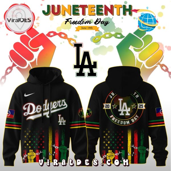 Los Angeles Dodgers x 2025 Juneteenth Freedom Day Hoodie, Long Pants