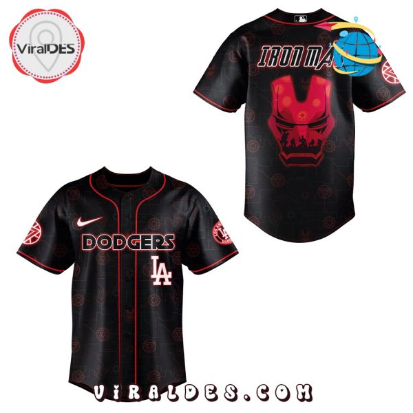 Los Angeles Dodgers x Iron Man Avengers Baseball Jersey