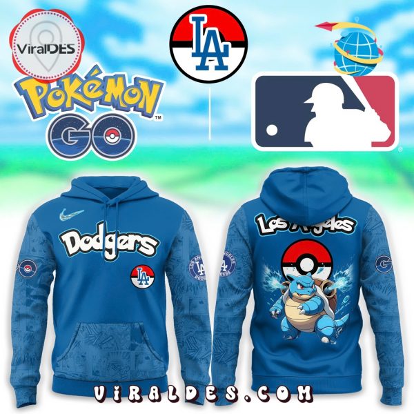 Los Angeles Dodgers x Pokemon Go Blastoise Hoodie, Long Pants