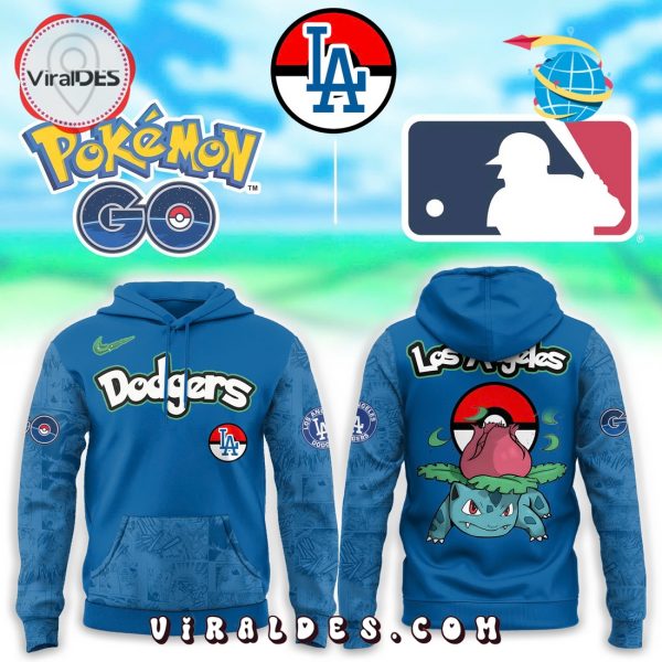 Los Angeles Dodgers x Pokemon Go Bulbasaur Hoodie, Long Pants
