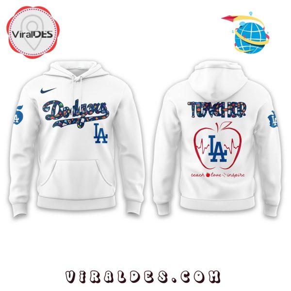 MLB Los Angeles Dodgers Teacher Night Hoodie, Long Pants