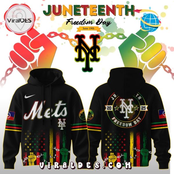 New York Mets x 2025 Juneteenth Freedom Day Hoodie, Long Pants