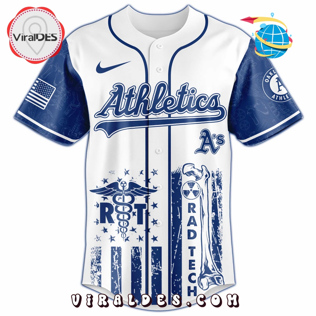 Oakland Athletics MLB x Radiology Tech Night 2025 Jersey