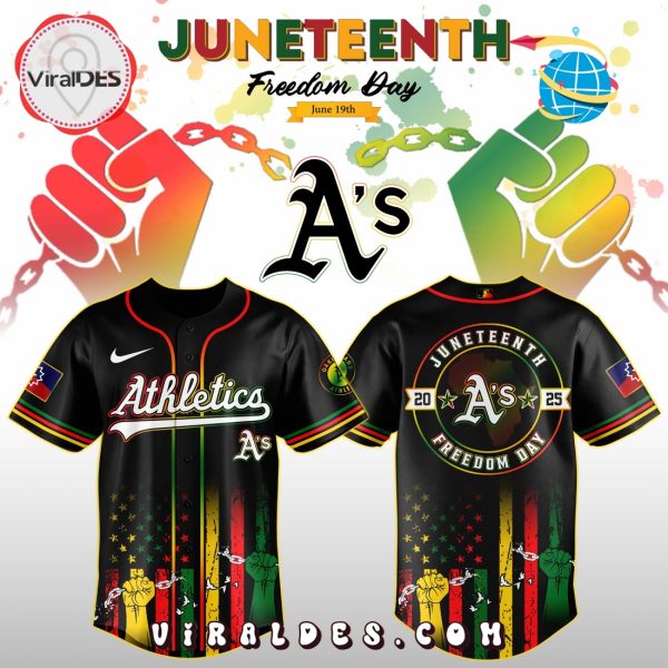 Oakland Athletics x 2025 Juneteenth Day Jersey