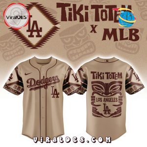 Los Angeles Dodgers x Native American Tiki Totem Baseball Jersey