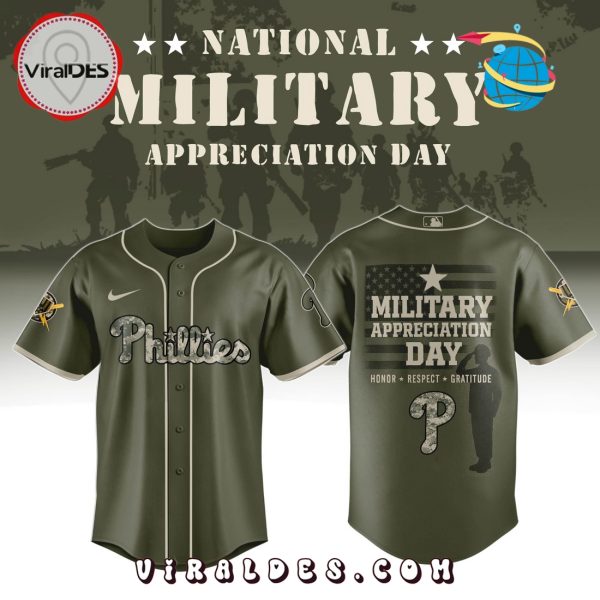 Philadelphia Phillies MLB Military Appreciation Day Baseball Jersey