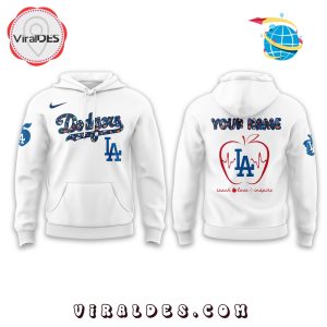 Personalized Los Angeles Dodgers Teacher Night Hoodie, Long Pants