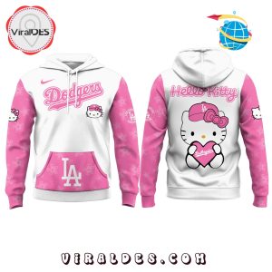Los Angeles Dodgers x Hello Kitty Pink Hoodie, Long Pants