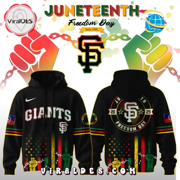 San Francisco Giants x 2025 Juneteenth Freedom Day Hoodie, Long Pants