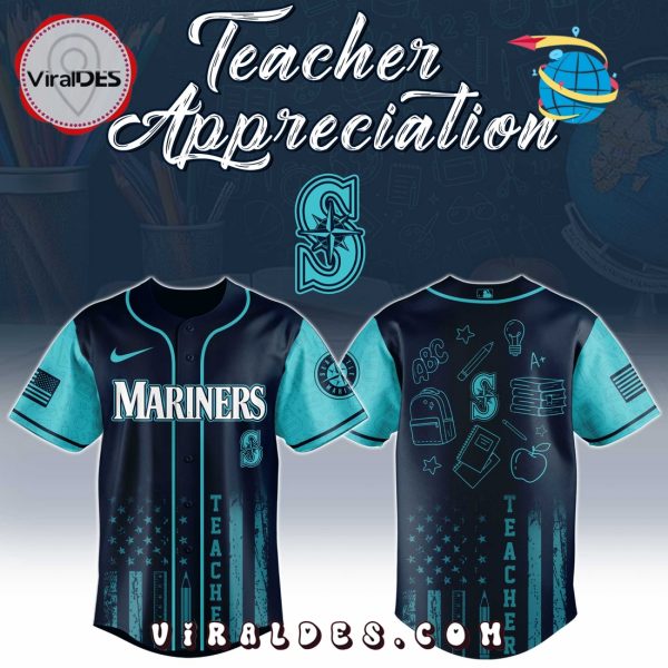 Seattle Mariners MLB x Teacher Appreciation Day Baseball Jersey