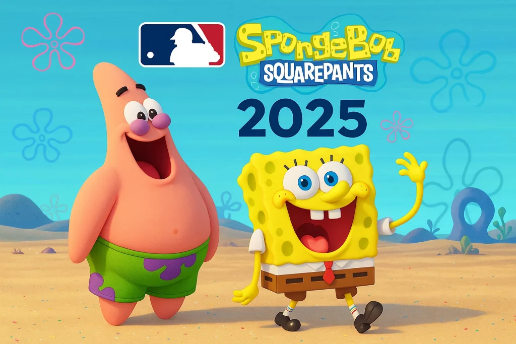 SpongeBob SquarePants MLB Miami Marlins Baseball Jersey