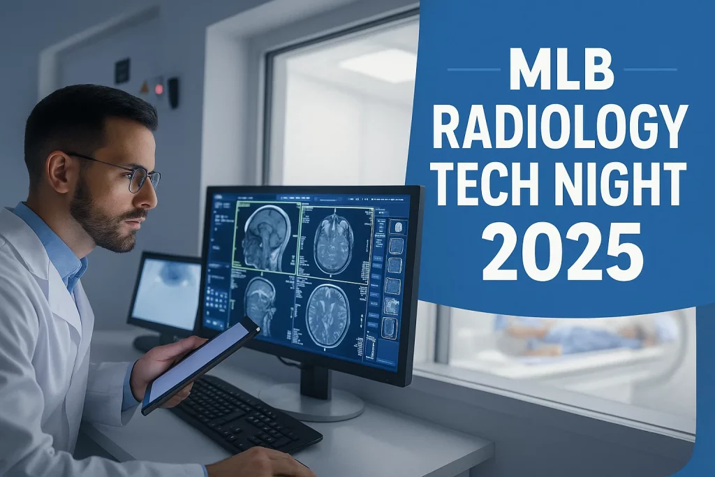 St. Louis Cardinals Radiology Tech Night 2025 jersey front and back design