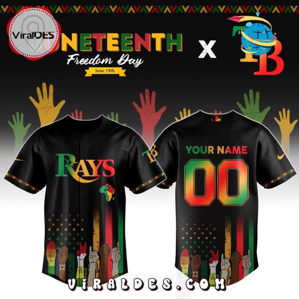 Tampa Bay Rays Custom MLB Juneteenth Baseball Jersey