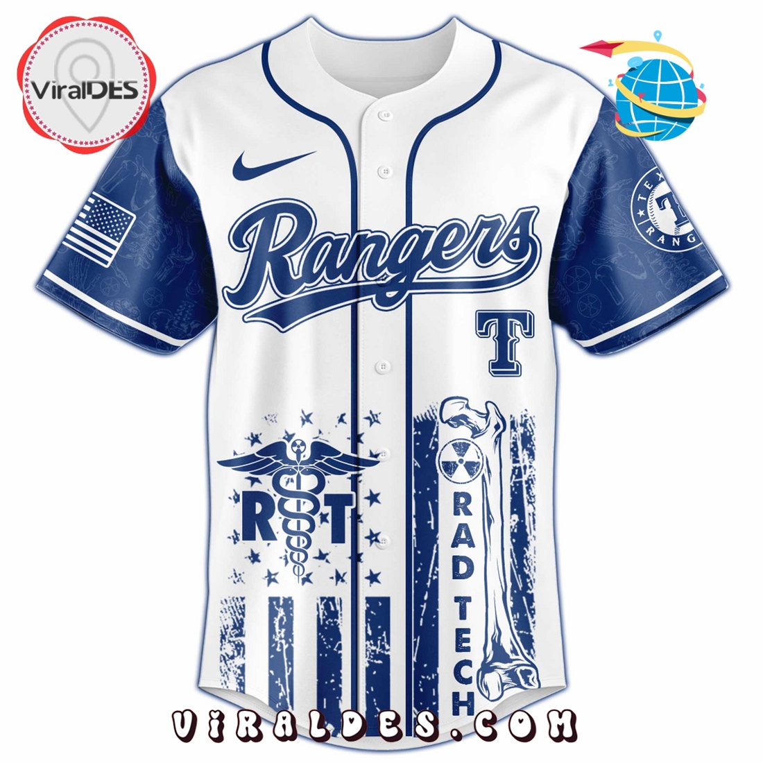 Texas Rangers MLB x Radiology Tech Night 2025 Jersey Texas Rangers MLB x Radiology Tech Night 2025 Jersey