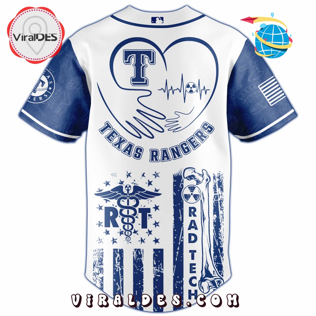 Texas Rangers MLB x Radiology Tech Night 2025 Jersey Texas Rangers MLB x Radiology Tech Night 2025 Jersey