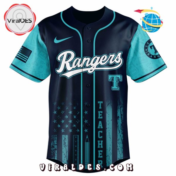 Texas Rangers MLB x Teacher Appreciation Day Baseball Jersey