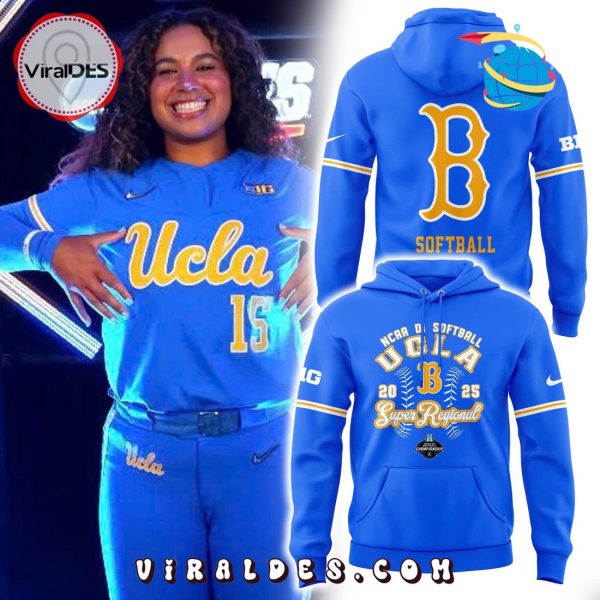 UCLA 2025 NCAA Softball Women’s Blue Hoodie