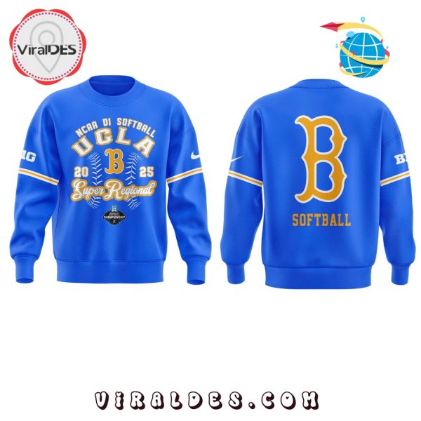 UCLA 2025 NCAA Softball Women’s Blue Hoodie