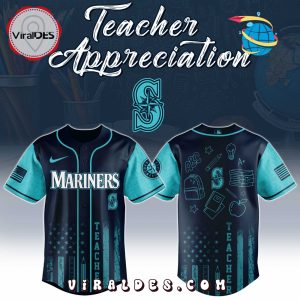 Seattle Mariners MLB x Teacher Appreciation Day Baseball Jersey