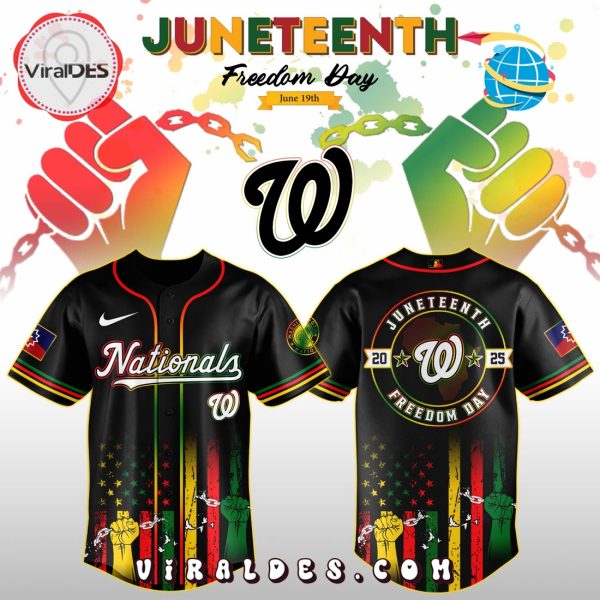 Washington Nationals x 2025 Juneteenth Day Jersey