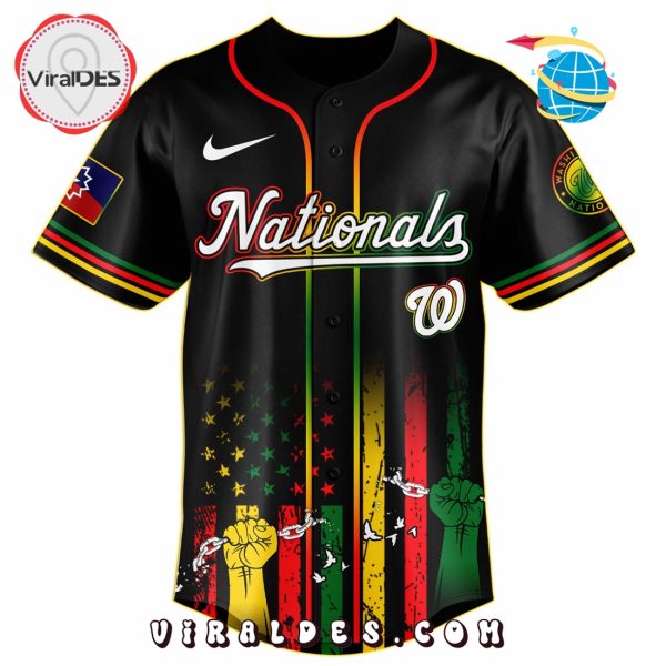 Washington Nationals x 2025 Juneteenth Day Jersey
