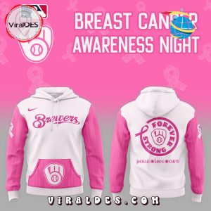Milwaukee Brewers Cancer Awareness Night Hoodie, Long Pants