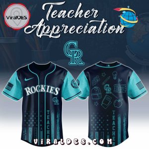 Colorado Rockies MLB x Teacher Appreciation Day Baseball Jersey