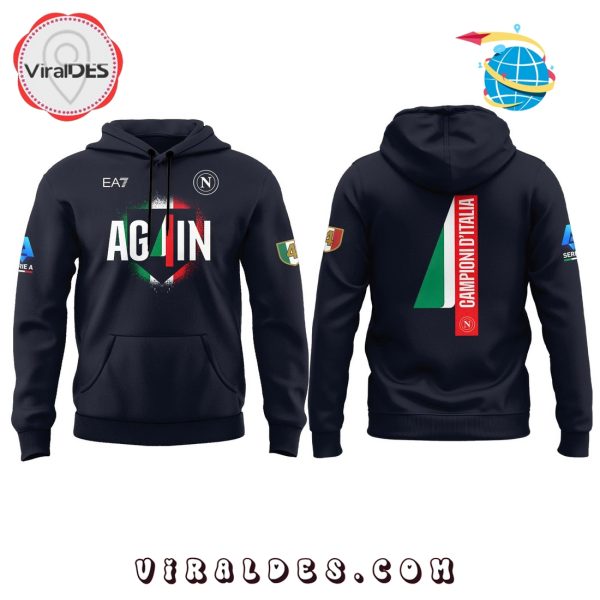 2025 SSC Napoli Campioni d’Italia Hoodie, Long Pants