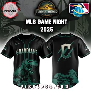 Cleveland Guardians x Jurassic World 2025 Baseball Jersey