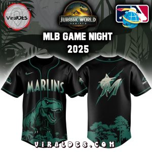 Miami Marlins x Jurassic World 2025 Baseball Jersey