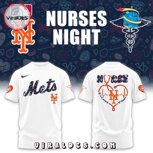 New York Mets Nurses Night White Hoodie