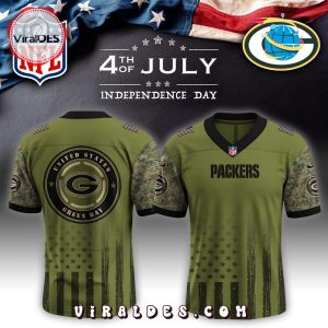 Green Bay Packers x Independence Day 2025 Baseball Jersey