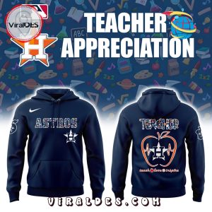 Teacher Night x MLB Houston Astros Navy Hoodie