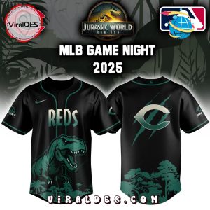Cincinnati Reds x Jurassic World 2025 Baseball Jersey