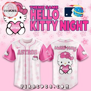 Houston Astros Hello Kitty Theme Game Baseball Jersey