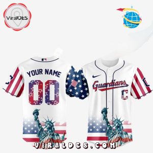 Cleveland Guardians Custom Independence Day Baseball Jersey
